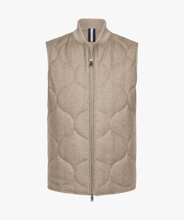 Bodywarmer Herringbone Beige