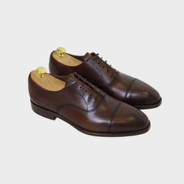 Oxford Klassik Cap Toe Dunkelbraun