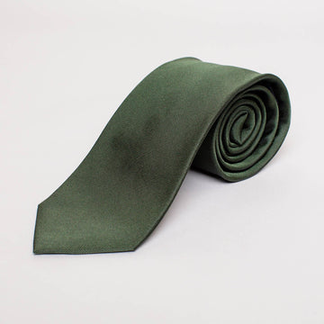 Krawatte Klassik Dunkelgrün