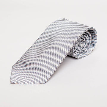 Krawatte Netz Silber