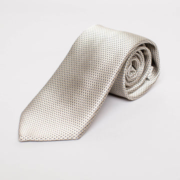 Krawatte Struktur Silber