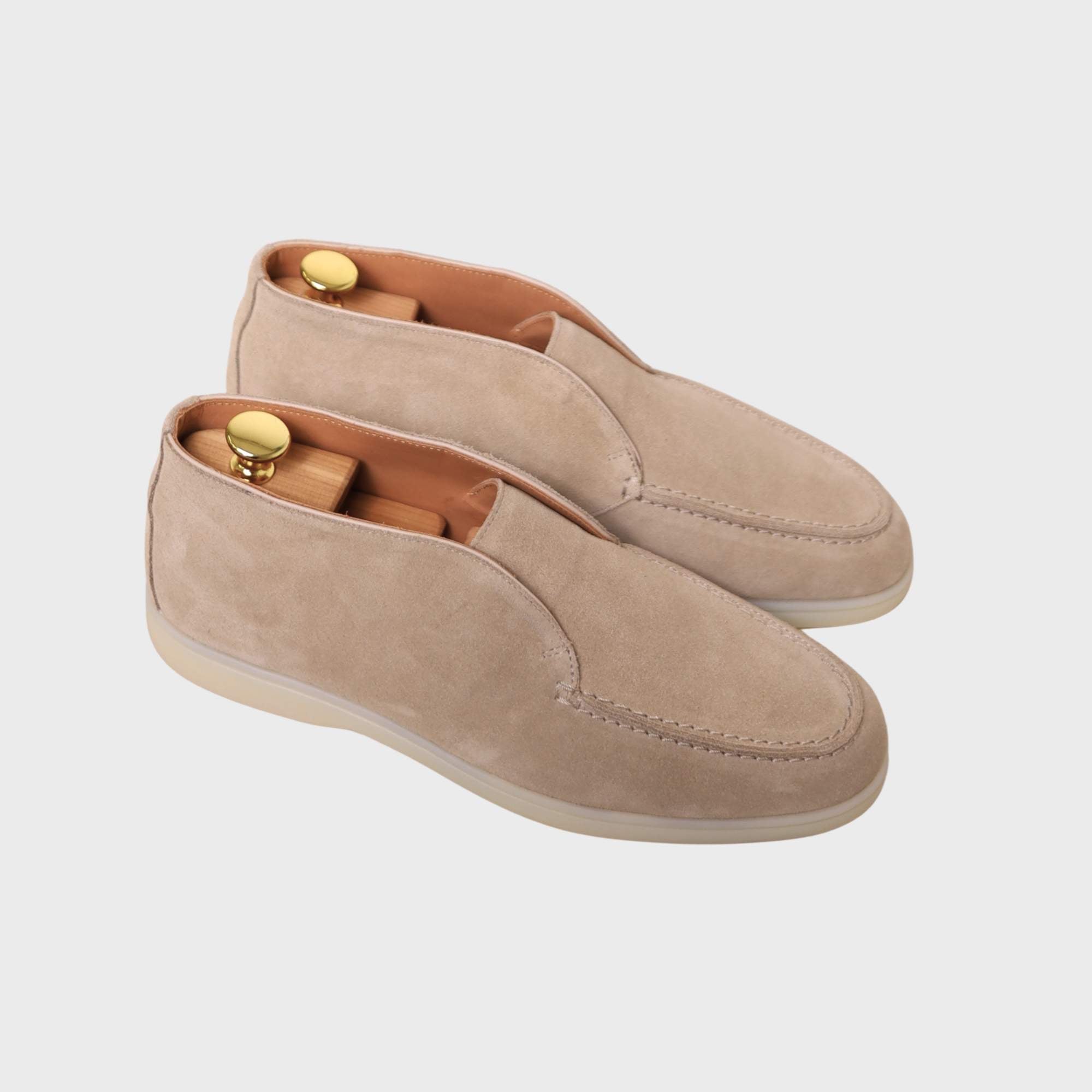 Hightop Boot Suede Beige