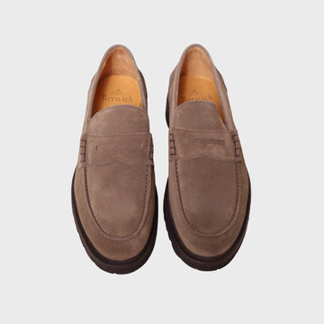 Penny Loafer Suede Taupe