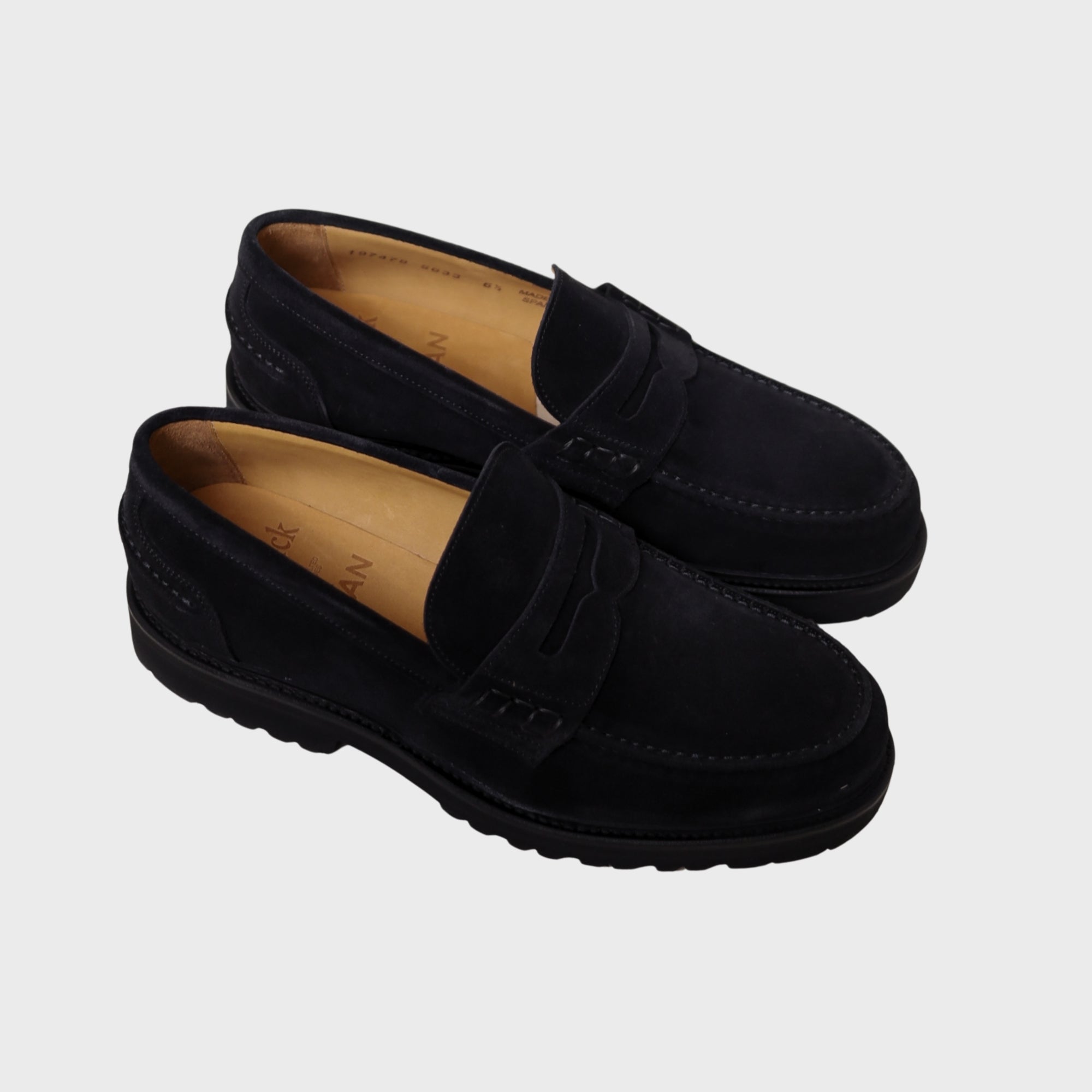 Penny Loafer Suede Black