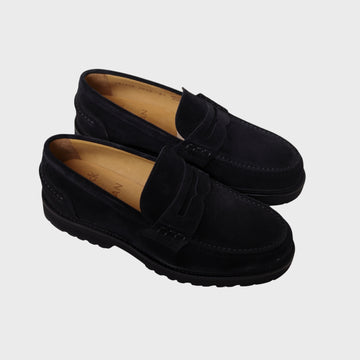 Penny Loafer Suede Black