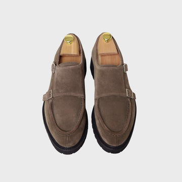 Monkstrape Suede Taupe