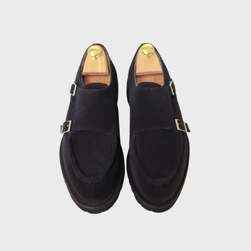 Monkstrape Suede Black