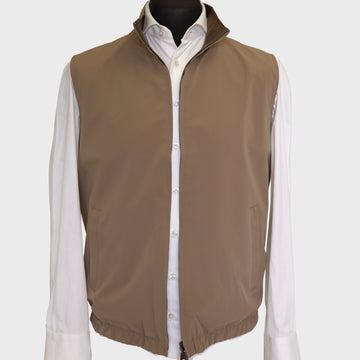 Weste Braun reversibel