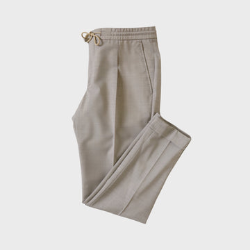 Hose FM mit Umschlag Beige