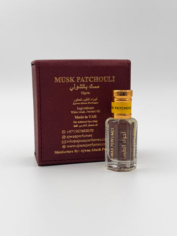 Öl MUSK PATCHOULI Ajwaa Al Teeb - 12ml