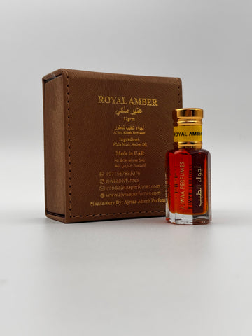Öl ROYAL AMBER Ajwaa Al Teeb - 12ml