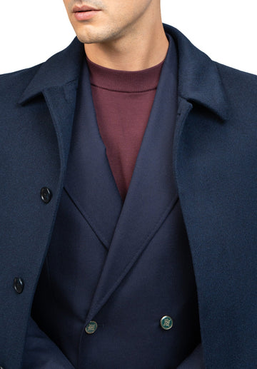 Mantel Navy Straight Fit