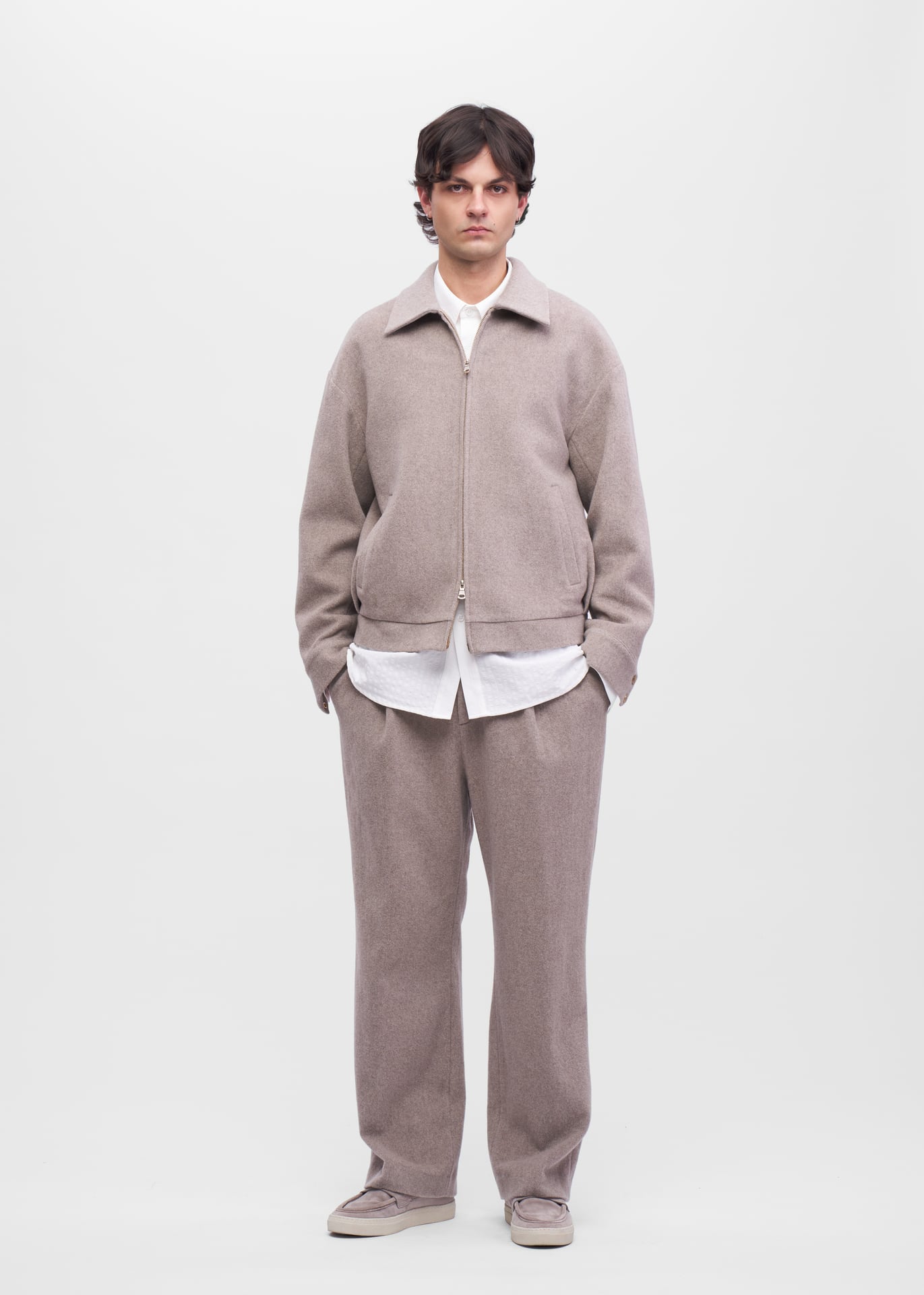 JUCAN x LUCA FERREIRA Hose beige