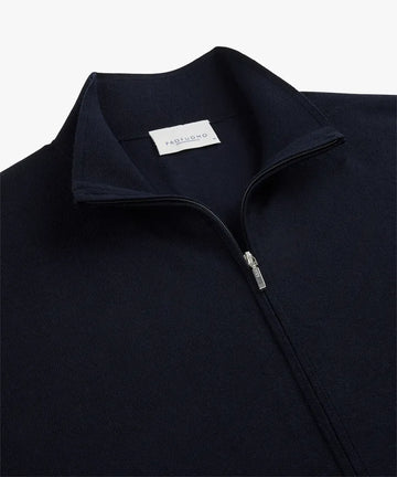 Full-Zip Pullover Navy