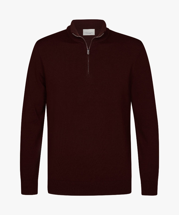Half Zip Pullover Bordeaux
