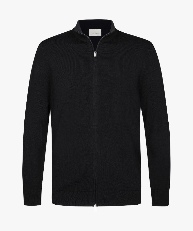 Cardigan Full Zip Navy