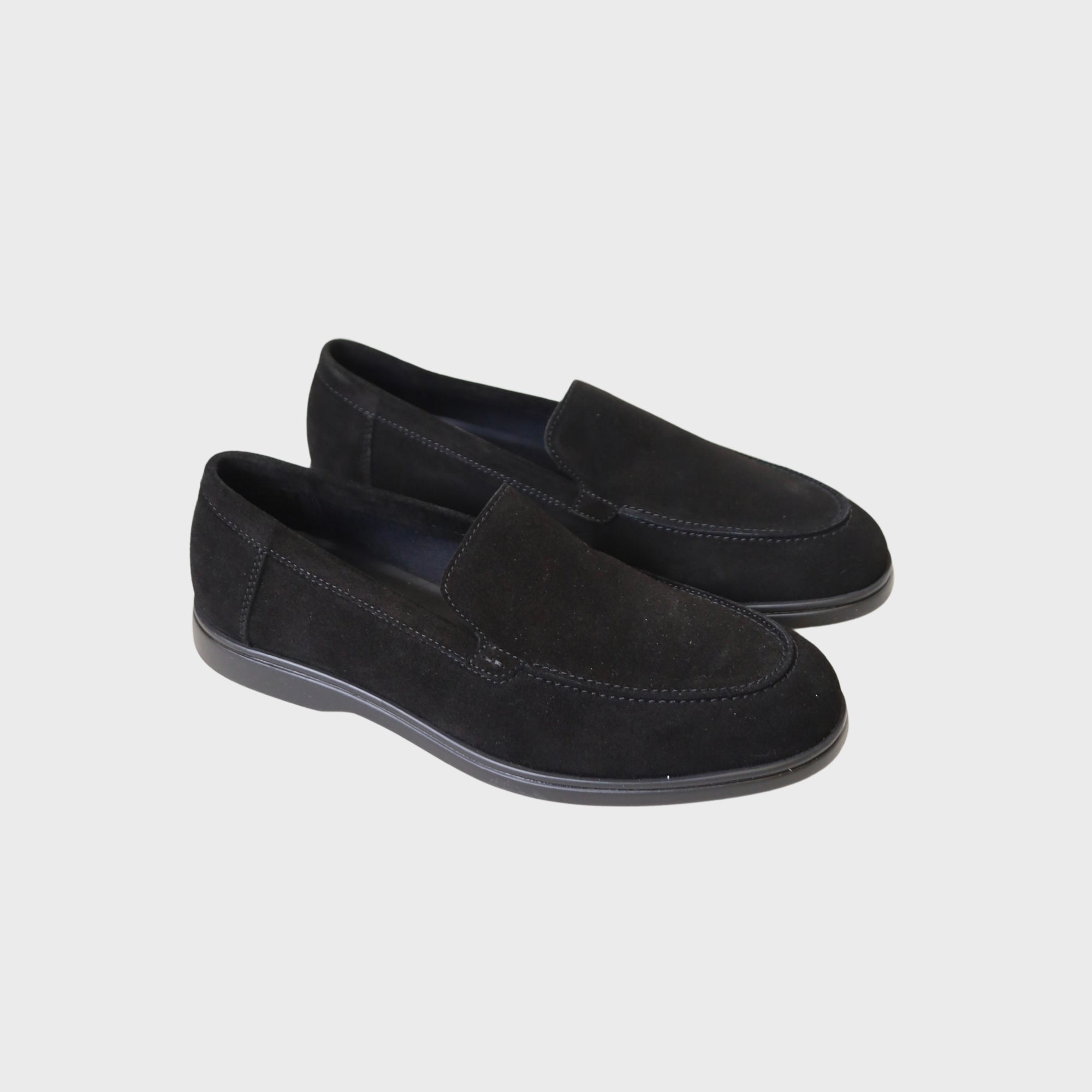 LowTop Slipper Suede Black