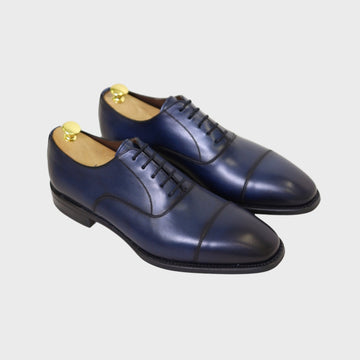 Oxford Klassik Cap Toe Dunkelblau