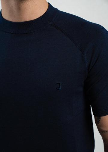 Knit T-Shirt Navy