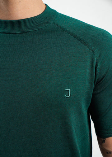 Knit T-Shirt Green