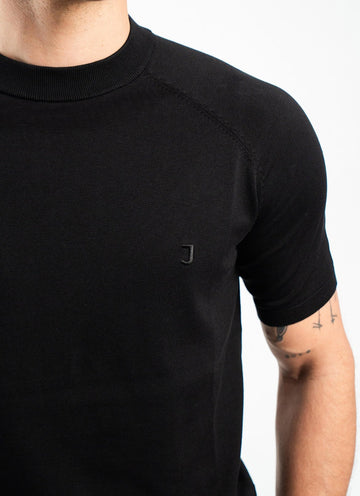 Knit T-Shirt Black