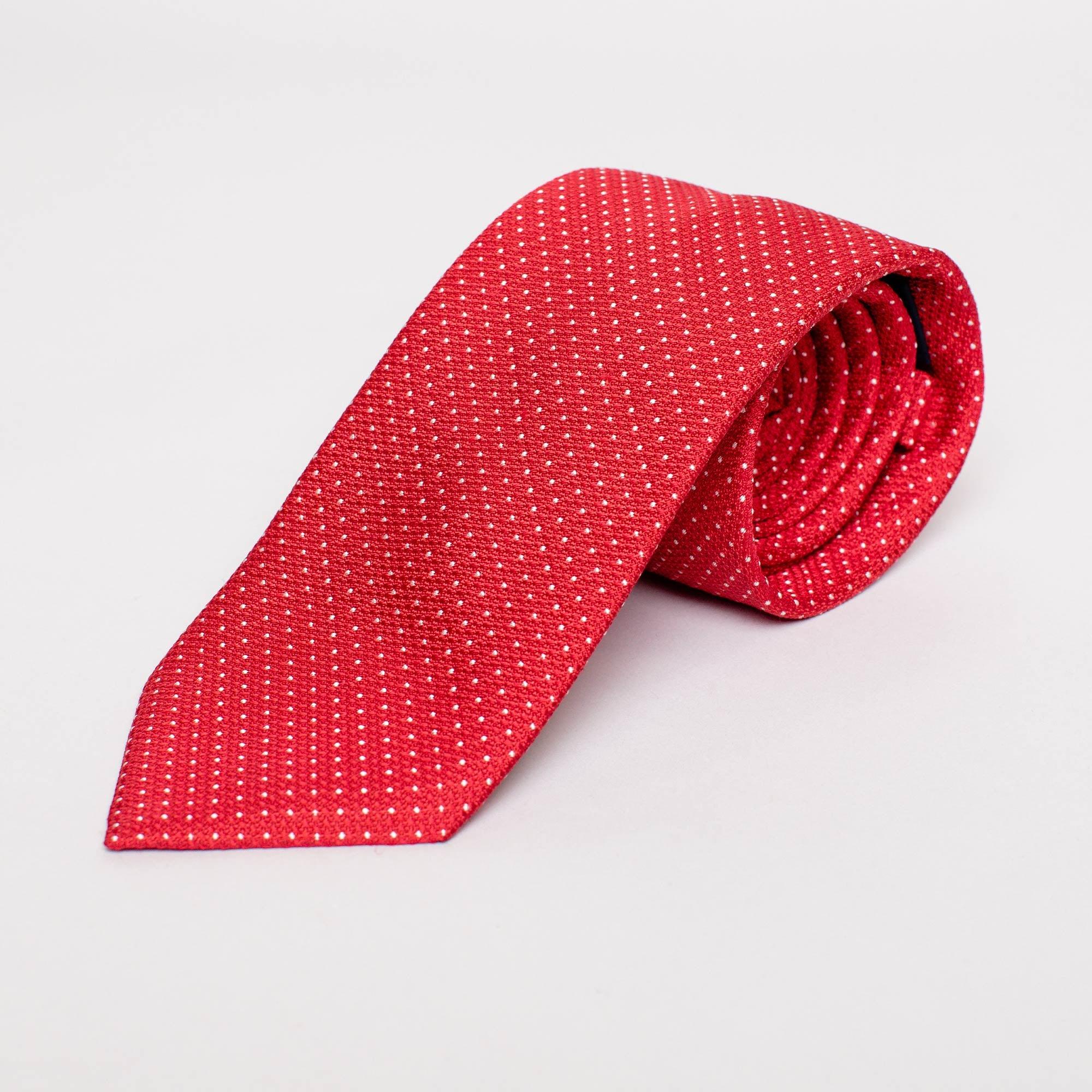 Krawatte Dots Rot - JUCAN GmbH