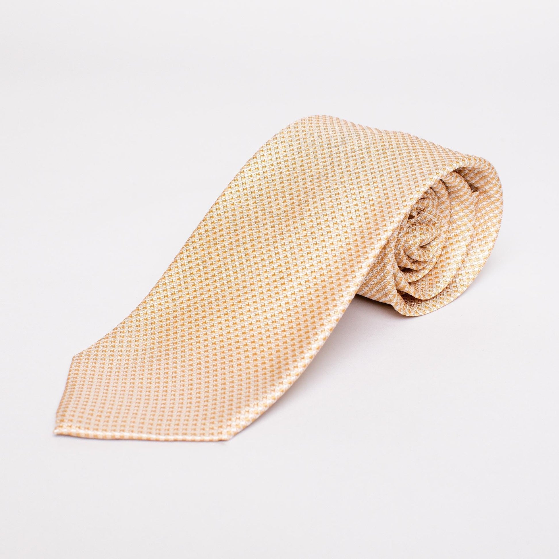 Krawatte Struktur Gelbgold - JUCAN GmbH