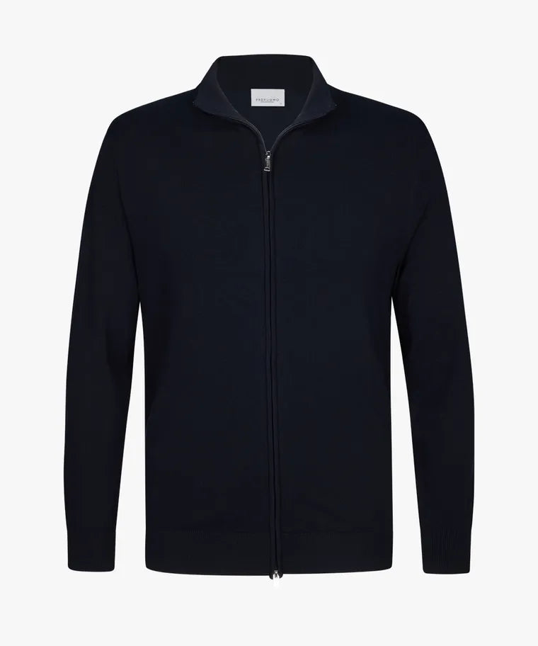 Cardigan Full-Zip Navy